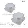 White Acrylic Diamond Plastic Jar Containers For Skincare Cream