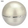 15g 30g Ball Acrylic / Plastic Cosmetic Jars With Cap , Inner Seal