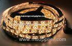 Low Voltage IP67 12/24V 60 LEDS SMD3528 Flexible Led Strip Lights White / Brown , 120 Degree