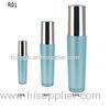 Blue Acrylic Cosmetic Plastic Bottles Lotion Pump Bottles 50ml