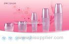 Pink Lacquered Cosmetic Jars And Bottles Containers For Serum