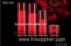 40ml 100ml Red Cosmetic Jars And Bottles Painted / Lacquered