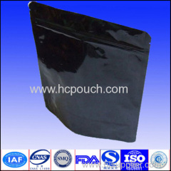 Plastic zip lock laminated aluminum foil bag