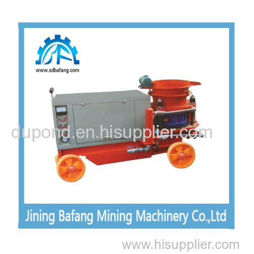 Mining wet spray machine