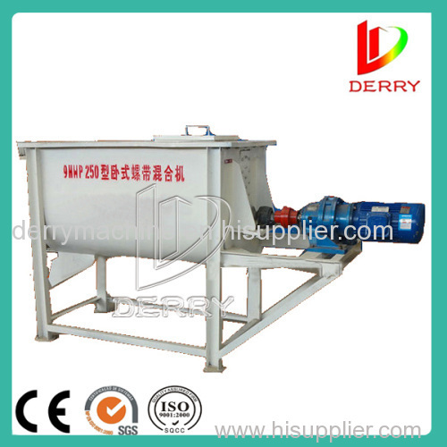High efficient horizontal powder mixer for mixing feed/sand paint/cement