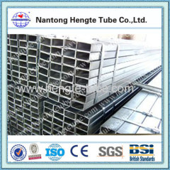 Hot dip galvanized rectangle hollow section steel pipe