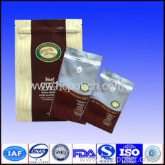transparent coffee bag package