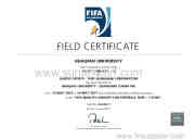 FIFA 1 star field certificate in Huaqiao University