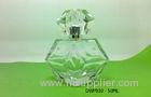 Clear Crystal 50ml Empty Glass Perfume Bottles Diamond Shape