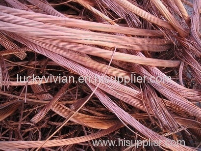 copper wire scrap 99.9%