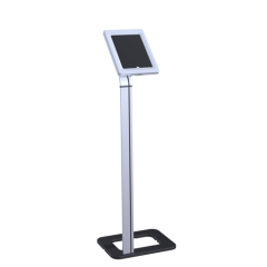 Adjustable theft resistant tablet floor stand