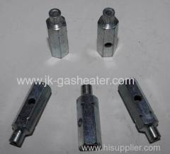 Alu hex insert for gas heater