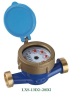 Single jet wet type Vane Wheel water meter