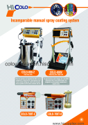 colo-800D powder coating machine catalogue