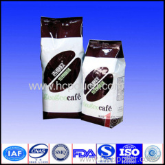 valved coffee bean bag