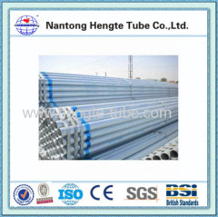 ASTM A53 hot dip galvanized steel pipe for fluid