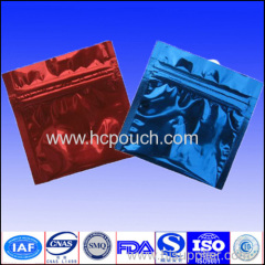 China Factory Custom Make Ziplock Aluminum Foil Bag