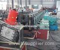 40Cr Z Purlin Roll Forming Machines , 380V Hydraulic Pressure Cutting