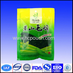 printed tea bag package