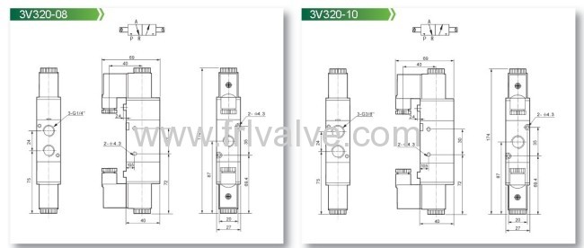 4V300 series Solenoid valve