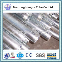 EMT electrical tube pre galvanized steel pipe