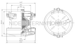 ND-V1J-PT 1200W MOTOR FOR VACUUM CLEANER MOTOR