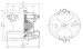 1200W 1400W MOTOR FOR VACUUM CLEANER WITH HEIGHT 105MM