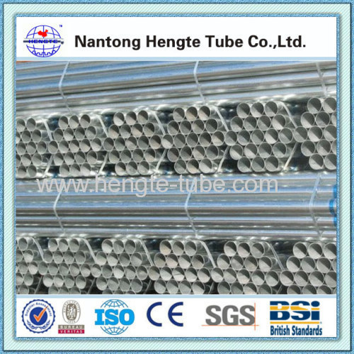 BS1387 1985 Cold rolled Galvanized steel tube