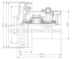 1400W VACUUM CLEANER MOTOR WITH HEIGHT OF 138MM