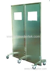 double leaf mobile radiation shielding screens