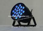 Portable Wireless LED Stage Light , DMX LED Par Can For Outdoor Wedding