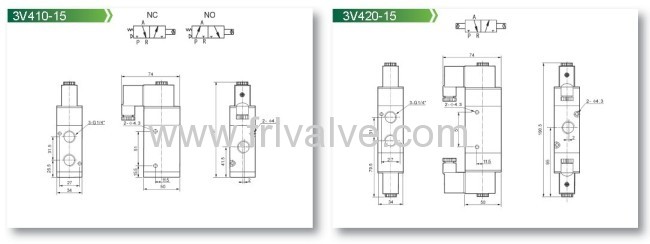 4V400 series Solenoid valve