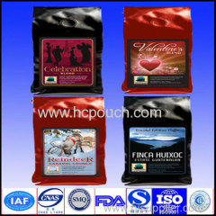matte coffee bag with valve