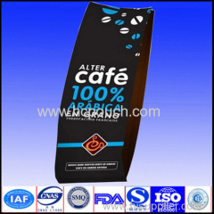 coffee packaging bag with side gusset