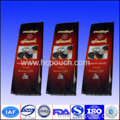 coffee plastic bags with valve