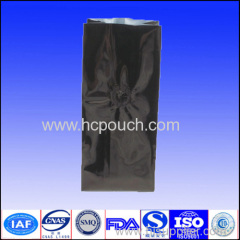 Flat bottom valve aluminum foil coffee pouch