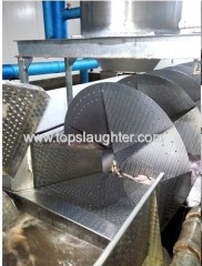 Poultry slaughter equipment Spiral chilling machine