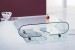 Minimalist modern bending steel coffee table