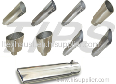 exhaust muffler pipes polished tips