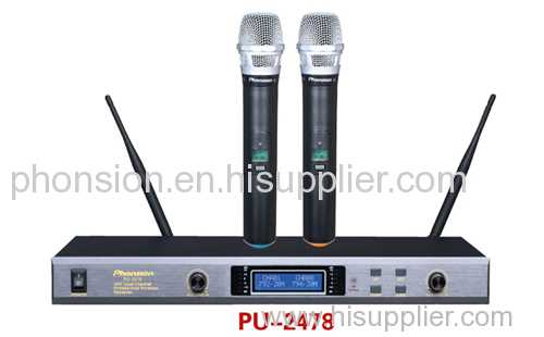 Uhf Pll Wireless Microphone