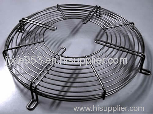 Tapered type metal wire Fan finger guard black and chromed