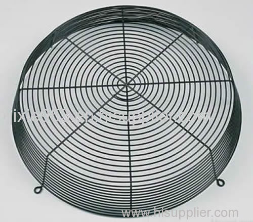 Spiral fan guards from Q195 or ss304/ss201 protect fan blades