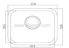 European undermount sink bowl