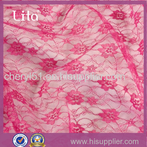 cheap polyester lace fabric beautiful design