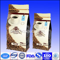 plastic side gusset coffee bag