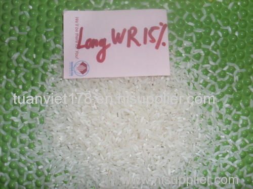Vietnamese long grain white rice 15% broken