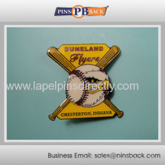 Baseball trading lapel pin