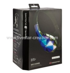 Monster Diamond Tears Edge On-Ear Headphones With ControlTalk for iPhone iPod iPad Blue