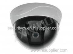 White 3.6mm Fixed Lens Vandalproof IR 600TVL / 700TVL CCD Plastic Dome Camera