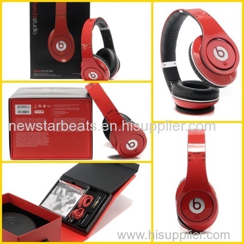 red beats studio headphone